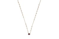 Necklace Ishwara Woman in Silver Ametista GCUN2/AM - GCUN2/AM